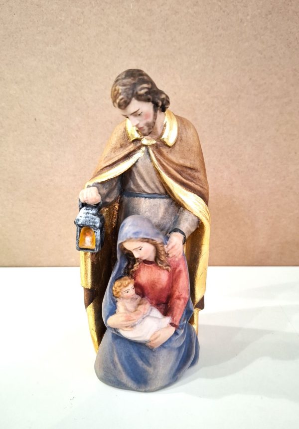 Sacra Famiglia cm15 in legno